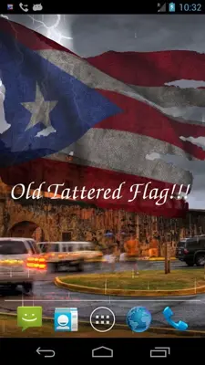 3D Puerto Rico Flag LWP android App screenshot 0