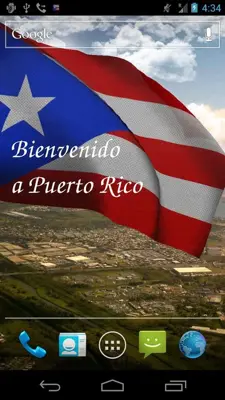 3D Puerto Rico Flag LWP android App screenshot 6