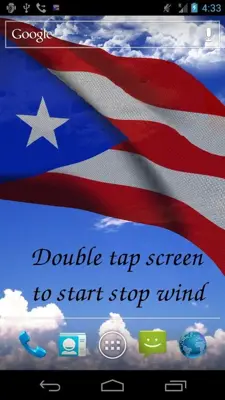 3D Puerto Rico Flag LWP android App screenshot 7