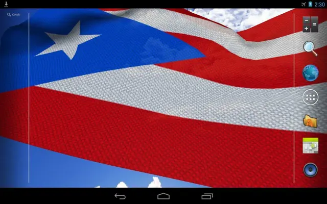 3D Puerto Rico Flag LWP android App screenshot 8